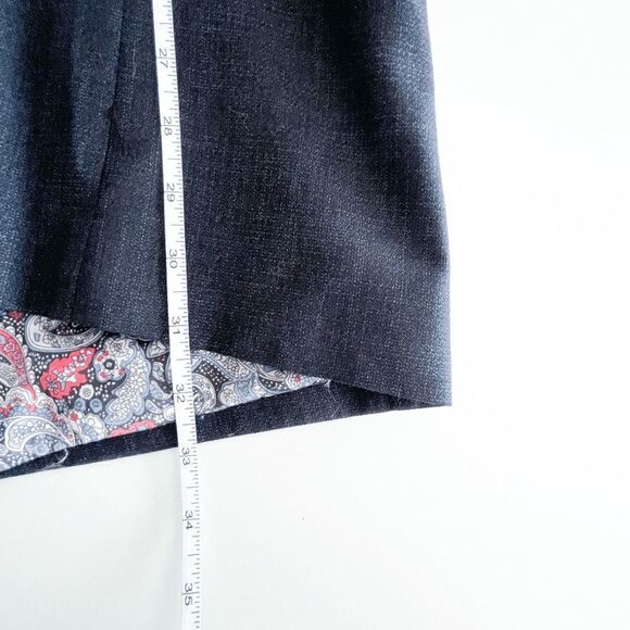 J. GRILL Dallas Collection Mens Suit Jacket Formal Career Long Sleeve Dark Blue - Picture 8 of 9